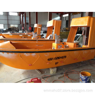 CCS/EC/ABS/BV Open LIFEBOAT and High quality Davit lifesaving